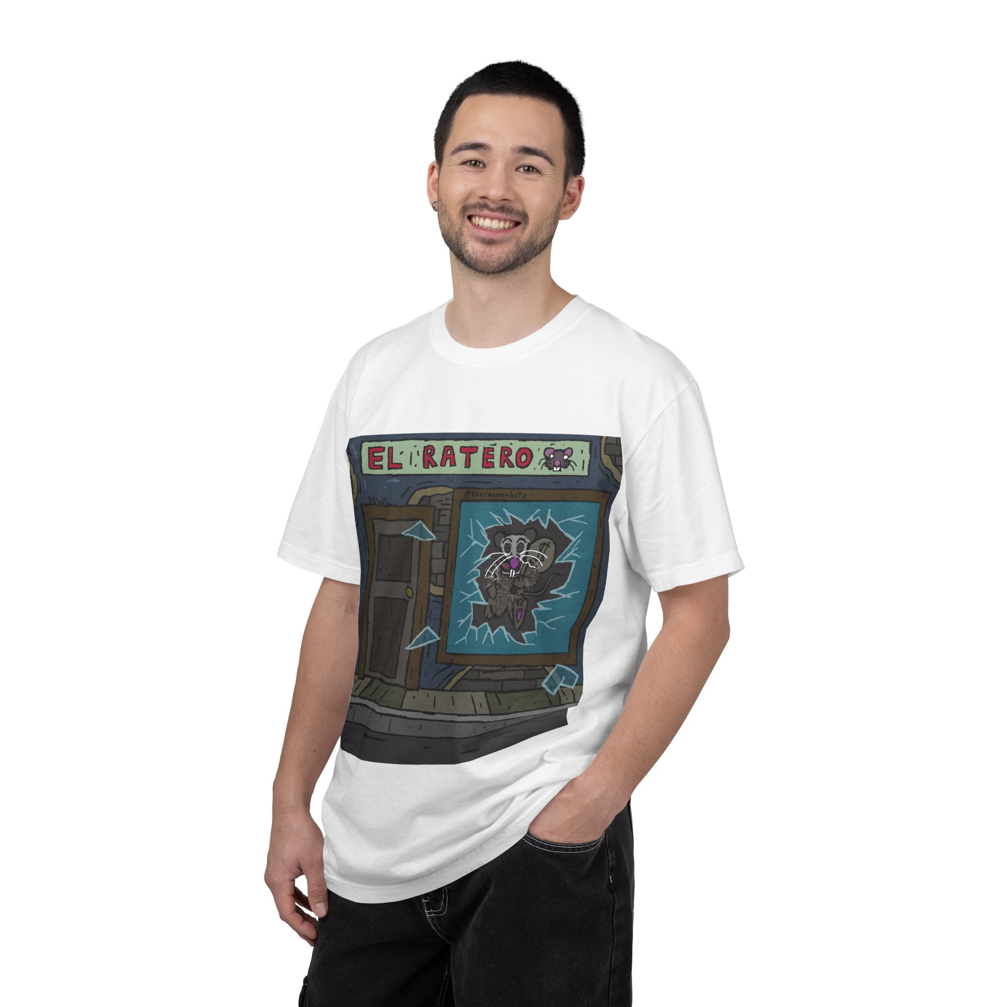 El Ratero Broken Window Street Art T-Shirt