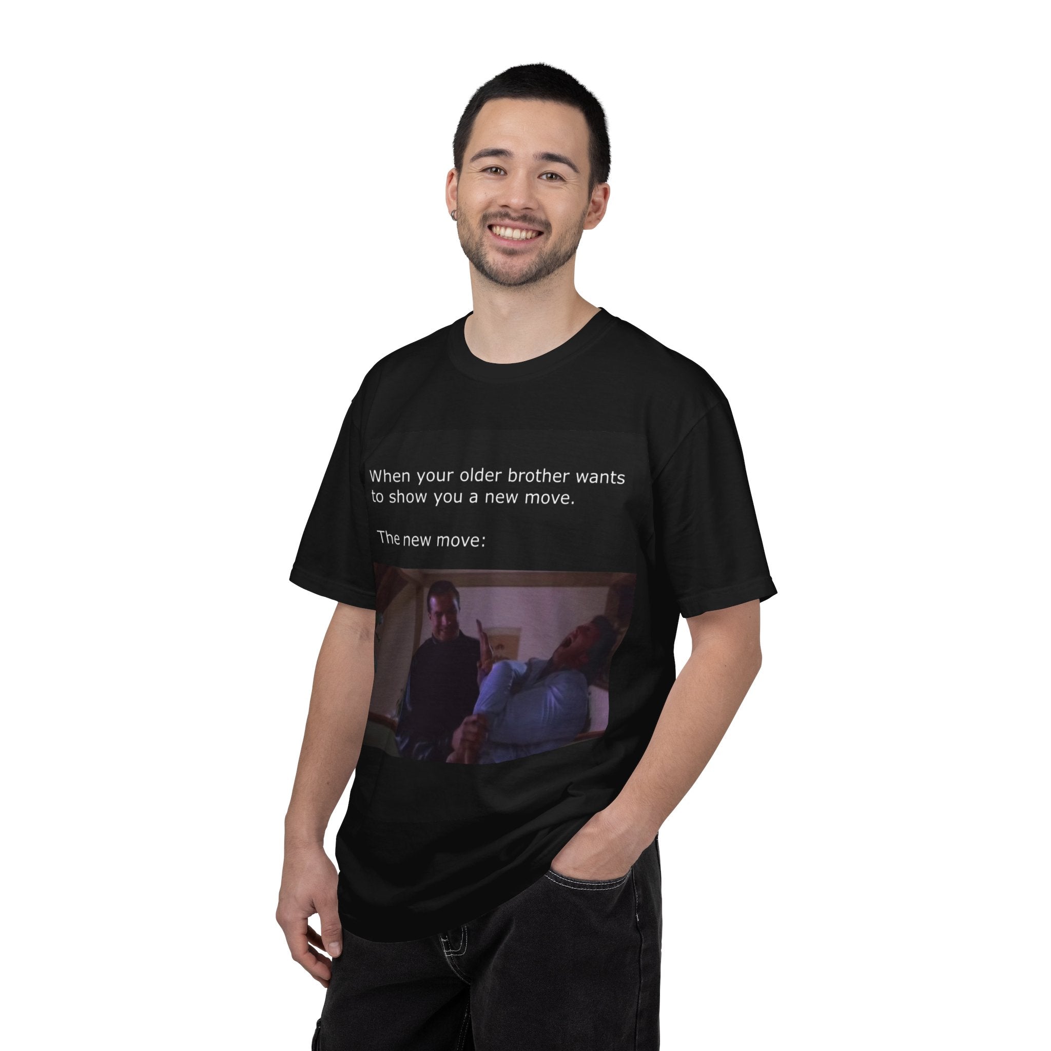 Steven Seagal Armbar T-Shirt — "Older Brother Shows a New Wrestling Move" Graphic Tee