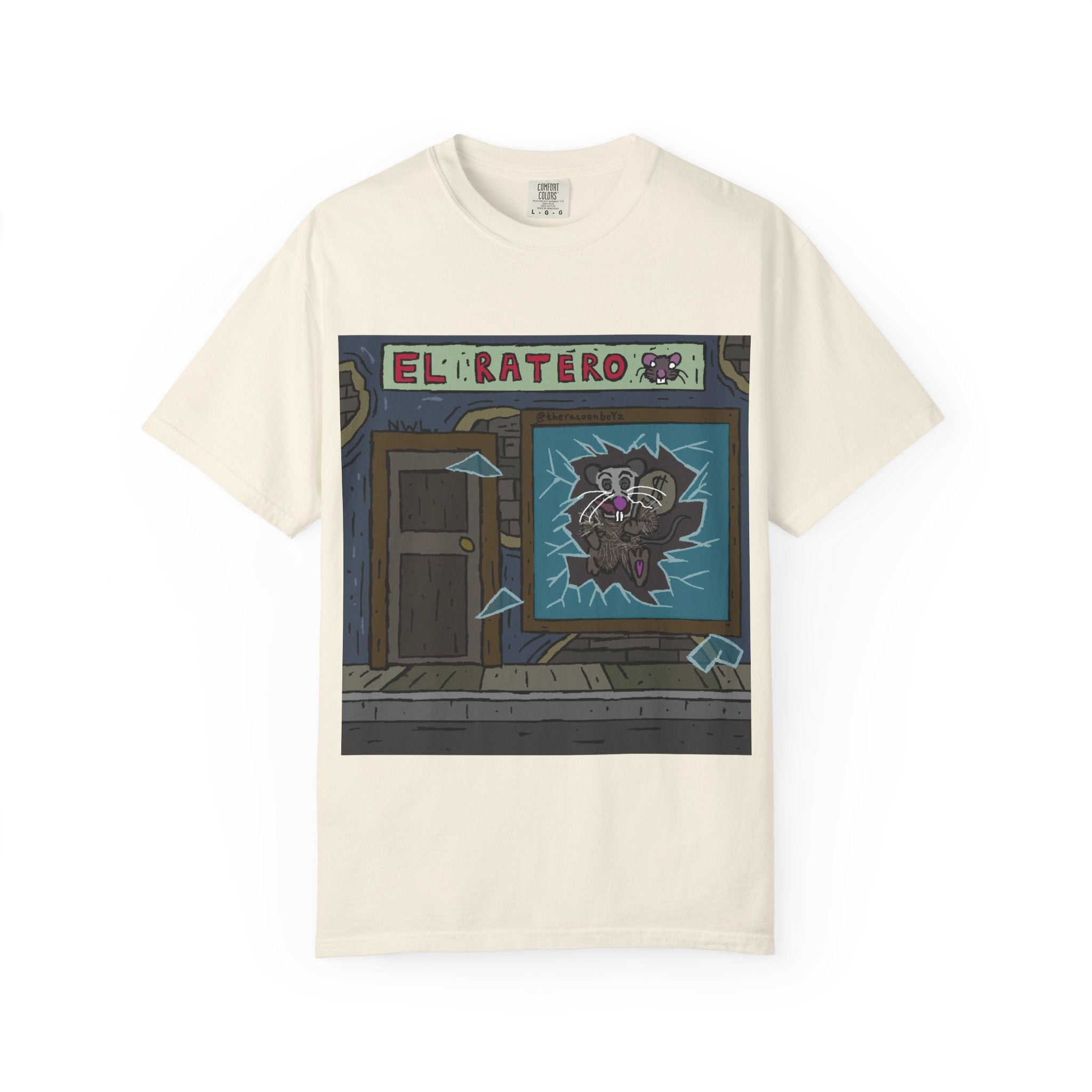 El Ratero Broken Window Street Art T-Shirt