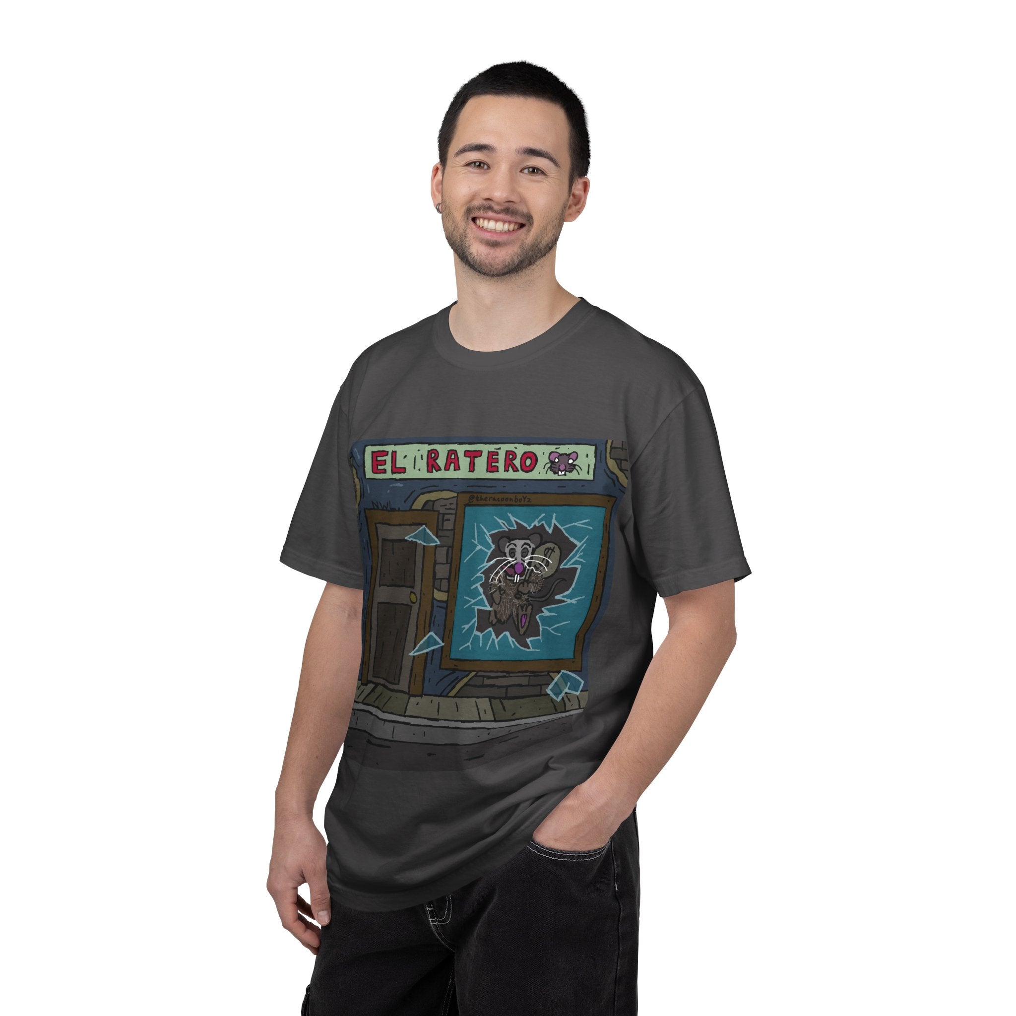 El Ratero Broken Window Street Art T-Shirt