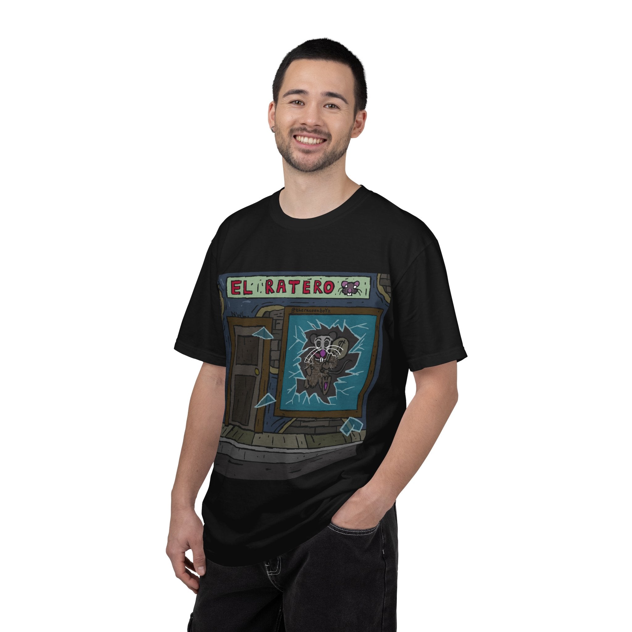 El Ratero Broken Window Street Art T-Shirt