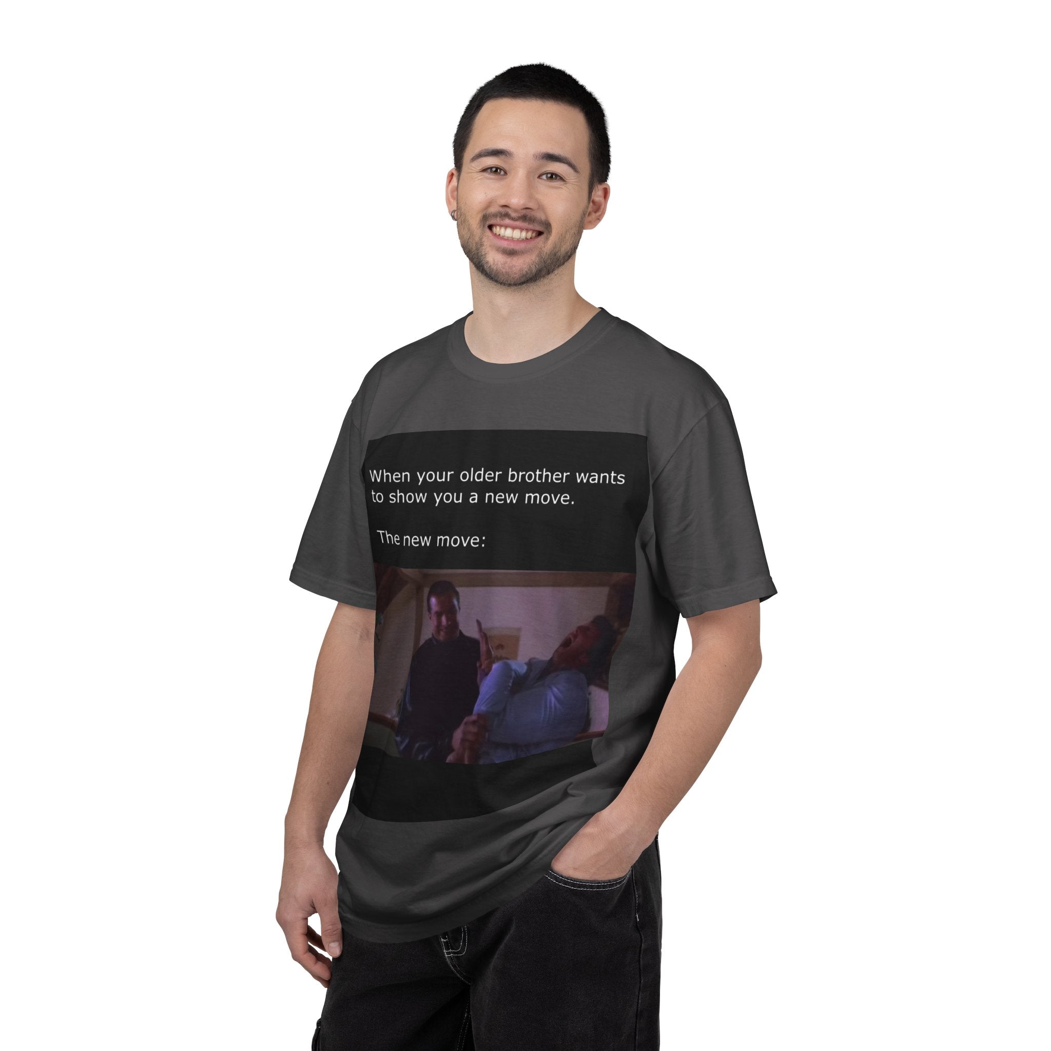 Steven Seagal Armbar T-Shirt — "Older Brother Shows a New Wrestling Move" Graphic Tee